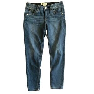 Democracy Jeans 'Ab' Technology Womens 10 Skinny Stretch‎ Elastic Waist Mid Rise